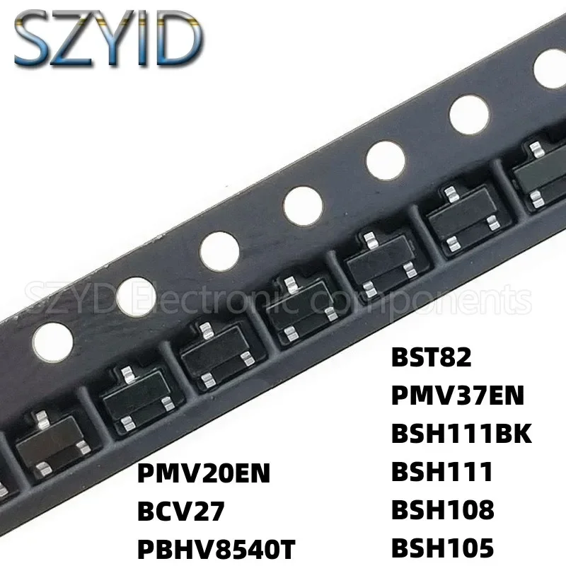 100PCS SOT23 PMV20EN  PBHV8540T BST82 PMV37EN BSH111BK BSH111 BSH108 BSH105