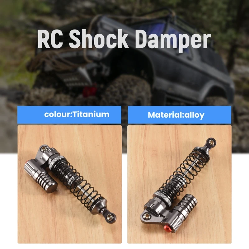 1:10 Rc Crawler Hydraulic Shock Absorber Alloy Rc Shock Damper For 1/10 Axial Scx10 90022 90028 90021 Rc4wd D90