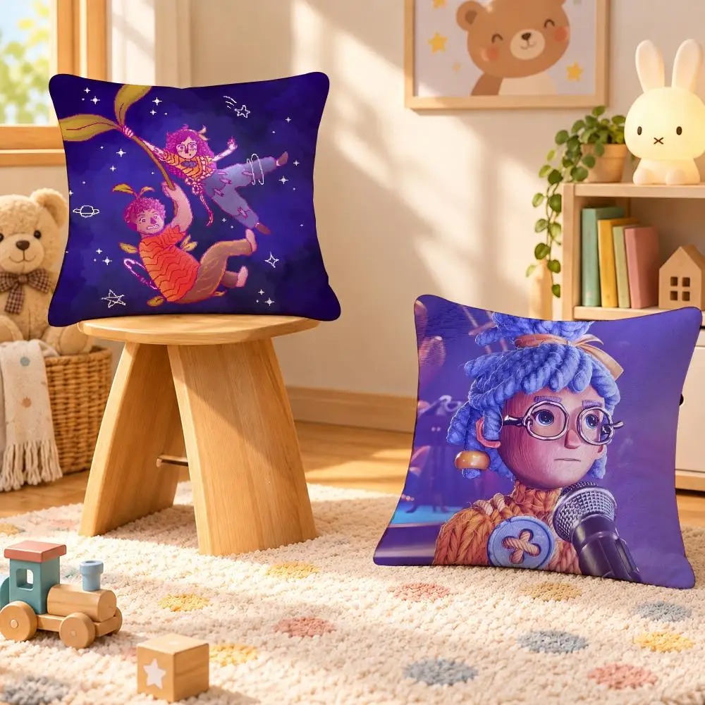 Game It Takes Two Coop Gamer Cushion Cover Personalized Soft Plush Pillow Living Room Home Sofa Bedroom Office Car Cushion