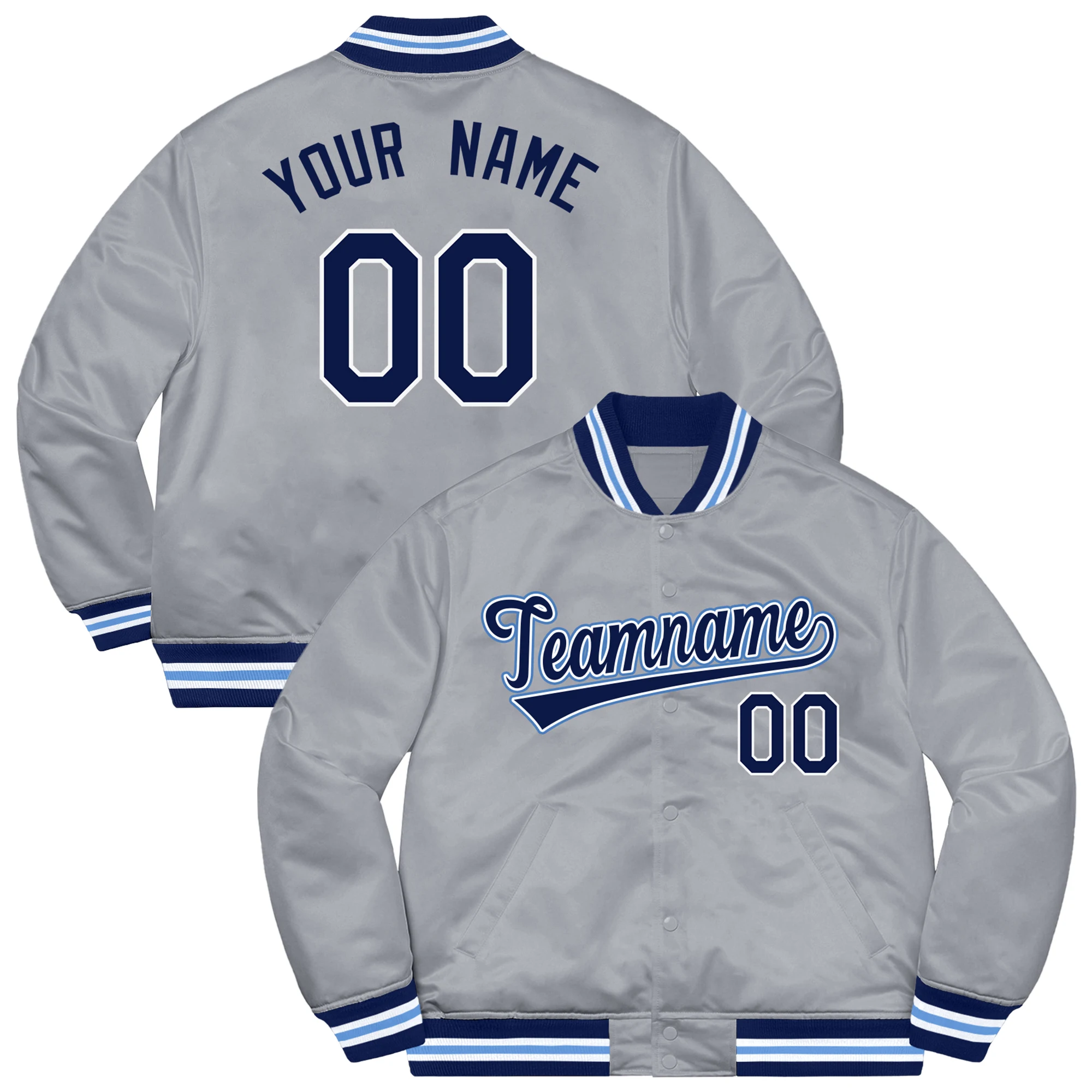 Men\'s Baseball Jacket Coat Custom Personalized Embroidered Stitched Team Name Number Demi-Season Casual Sports Top Bomber Jacket