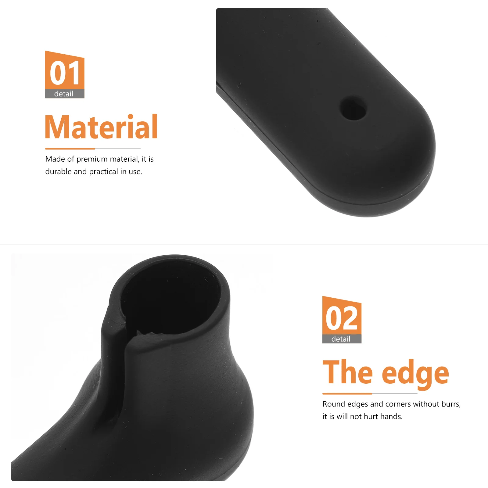 

6pcs Silicone Door Handle Cover Anti-Collision Baby Proof Protector For Kids Elderly Safety Wall Protection Skid-Proof Fit All