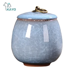 Ceramics Ash Urn Sealed Cremation Funeral Ashes Keepsake Small Animals Pet Dog Cat Memorial Suitable Home Fireplaces Burial