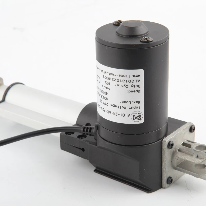 

Production of AL01 electric push rod stroke 100mm thrust 6000N electric cylinder high power