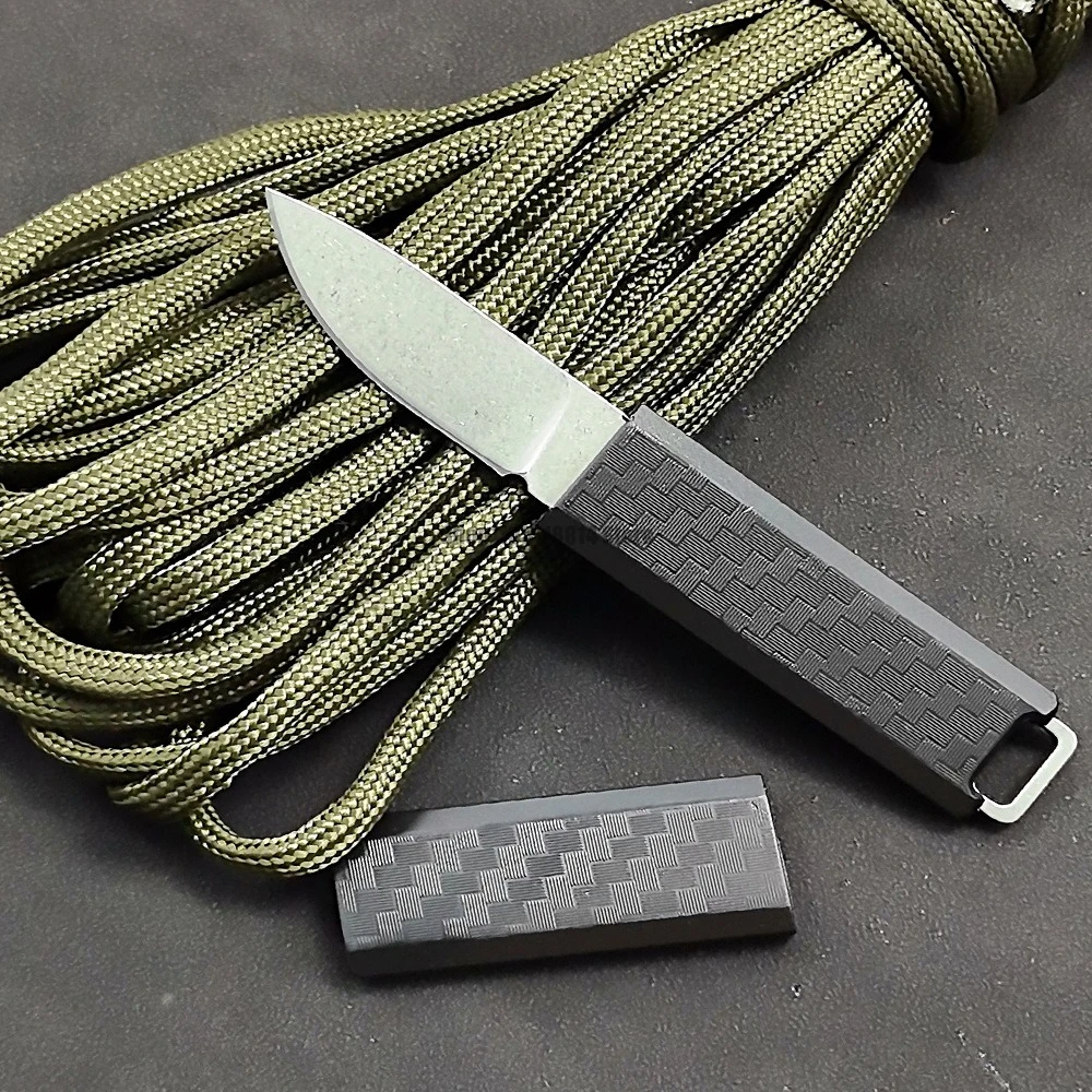 

Backpack Tool Camping Straight Knife 8Cr13Mov Blade Nylon Fiber Handle Mini Knives Hunting Pocket Knives Hiking Tactical Knives