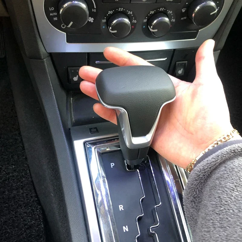 For Chrysler 300C 2004-2011 Genuine Leather Handball Shift knob Automatic Gearbox Handles Gear Shift Knob Lever Stick Head