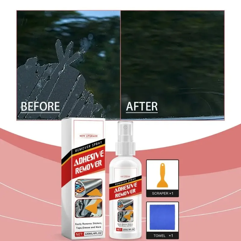

Professional-Grade Patch Adhesive Cleaner - Safe for Domestic, Vehicle & Glass Surfaces