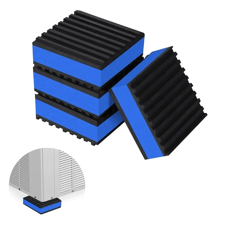 B59B 8 Pack Anti Vibration Pads for Washing Machine, 2x2x7/8 Inch EVA Damping Pad, Heavy Duty Isolation Pad