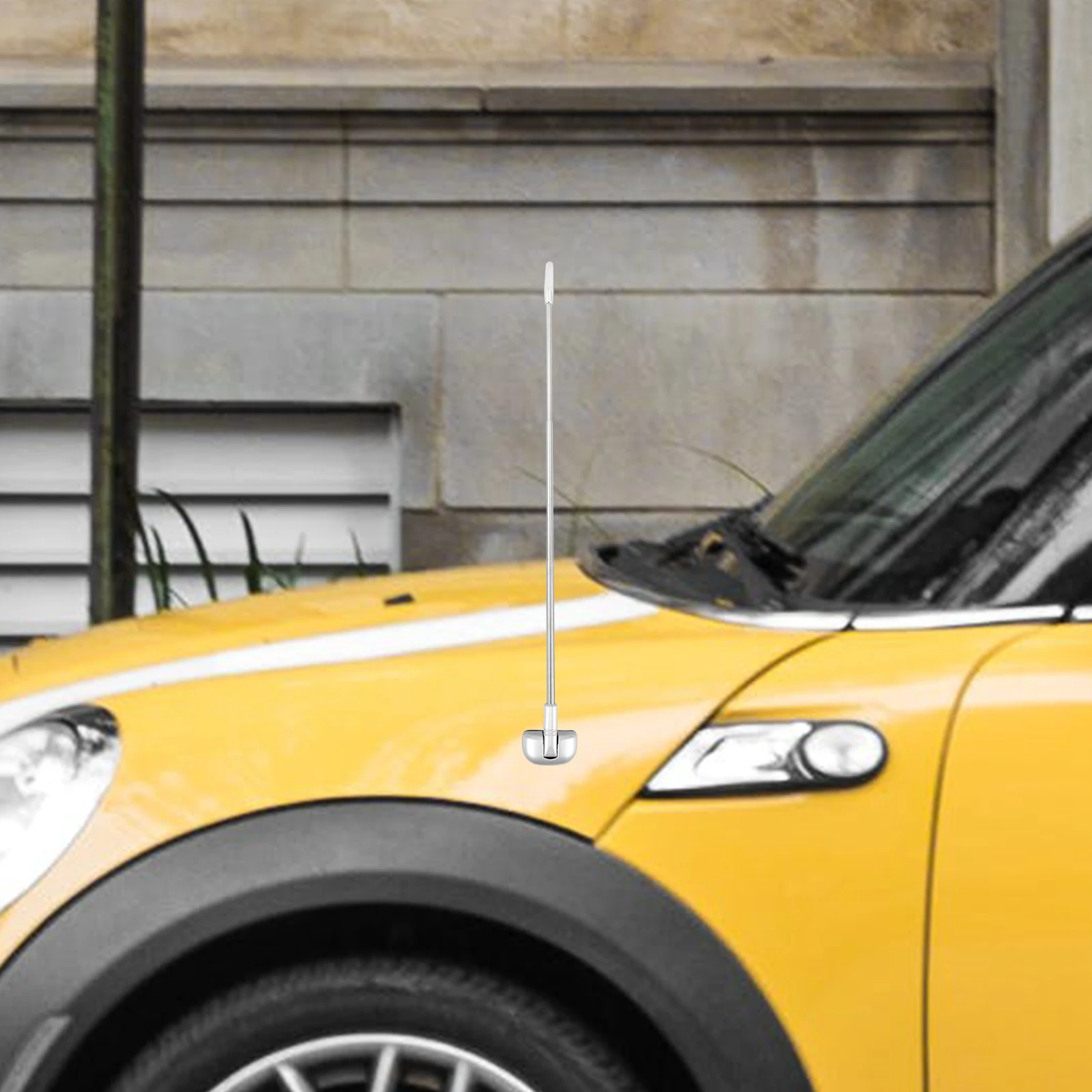 

Car Front Decorative Antenna 3 Section Telescoping Flagpole Driving Assist Pole Vehicle Protector Parking Safety Van Bumper