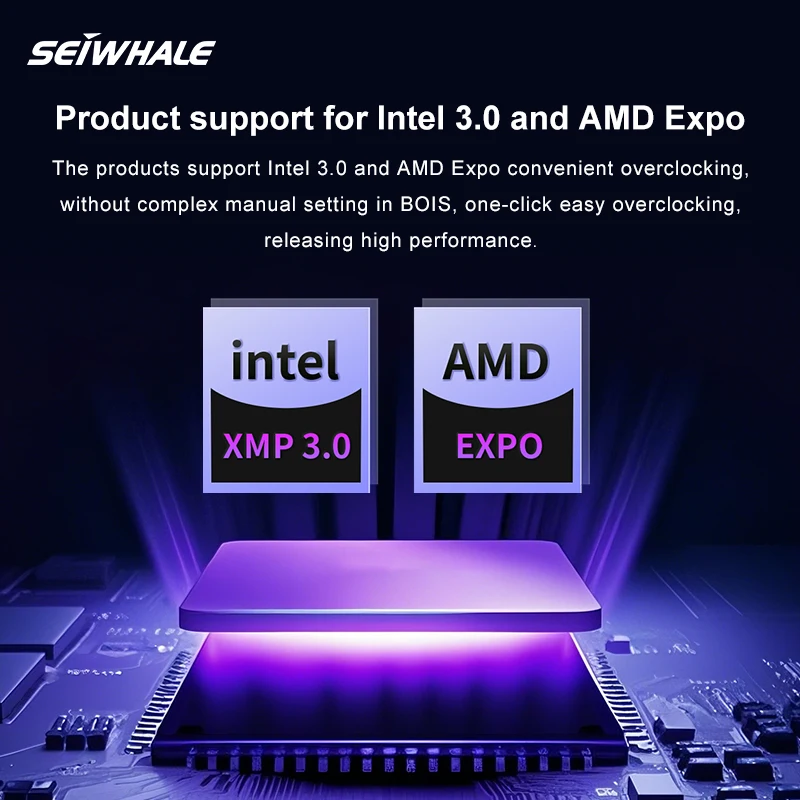 SEIWHALE DDR5 Ram 16 GB 6000 MHz 5600 MHz 4800 MHz Desktop