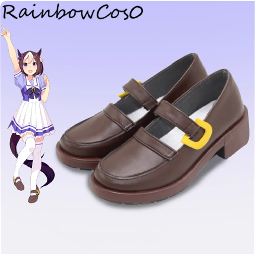 Special Week URA Umamusume Racing Association Cosplay Shoes Boots Game Anime Party Halloween RainbowCos0 W5430
