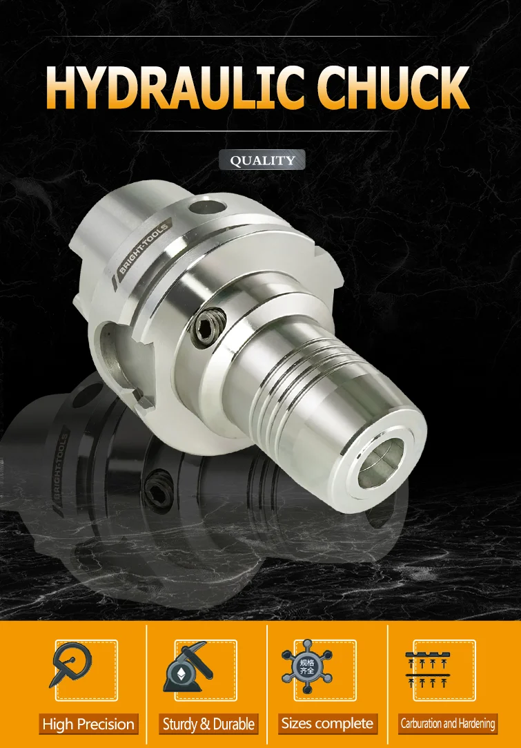 China Bright-tools System Quick Tool Change High Precision Bt Sk cat Hsk Hydraulic Chuck Tool Holder