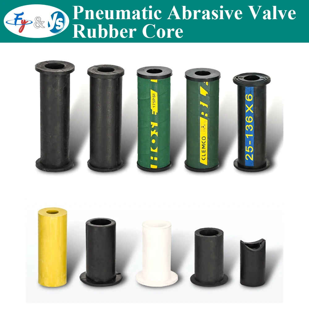 Original Universal Lining Rubber Core, Clemco Abrasive Valve Pneumatic Control Valve for Sandblasting Machine Accessories