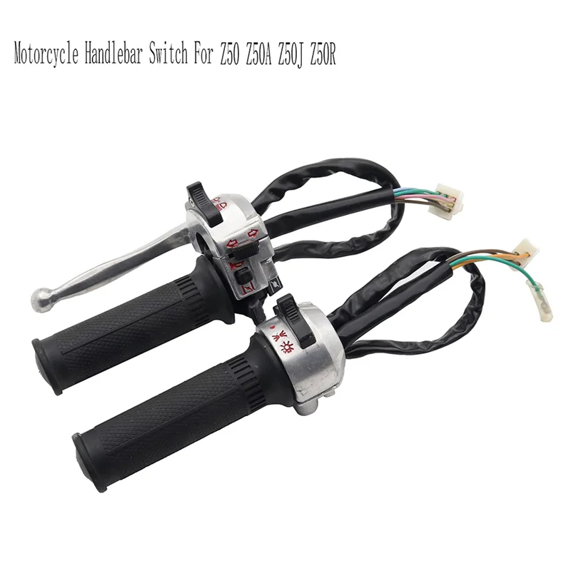 

Leading-Edge-Motorcycle Handlebar Switch Throttle Handle+Clutch Handle For Honda Z50 Z50A Z50J Z50R Mini Trail Monkey Bike Parts