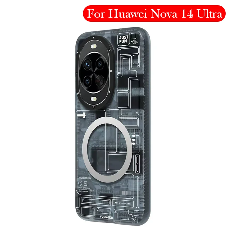 

YOUNGKIT Magnetic Case For Huawei Nova 14 Ultra Micro Matte Back Cover Shell