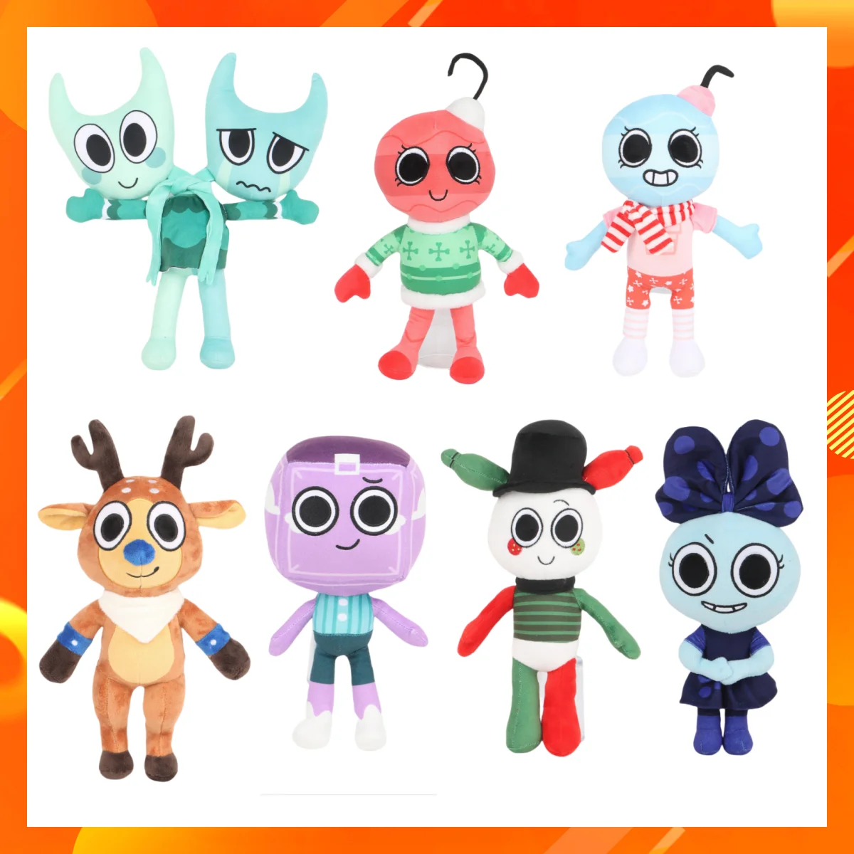جديد Dandys World Star Time Vee Plush Dandy's World Pebble Plushie لطيف جيجي تيشا محشوة دمية لينة ديكور لعبة هدية للأطفال