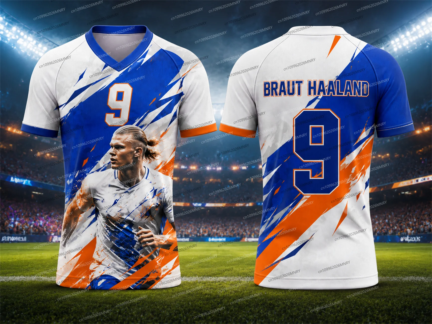 Norway Håland Jerse  Fan Jersey Summer Woman T-shirt  clothes for man Sports Quick Drying Training Uniforms Jersey  Women Jersey