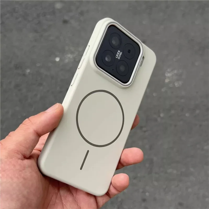 Funda magnética de lujo para Xiaomi Mi 13 14 14T 15 15T 17 Ultra Redmi Note 13R 14 Pro Poco F5 F6 F7 para carga Magsafe 5