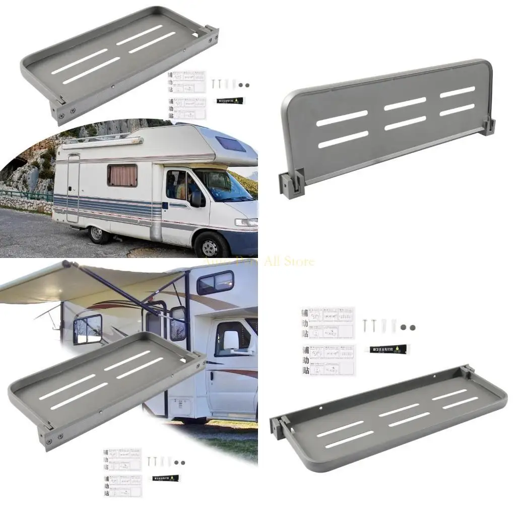 

J0MA RVS Интерьер Алюминиевая настенная полка складывается склад