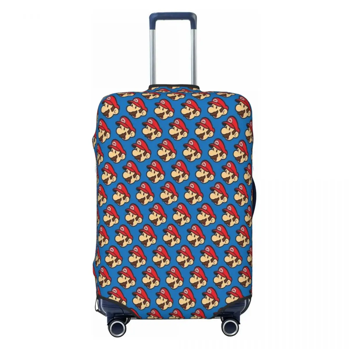 

Custom M-Marioed Game Travel Luggage Cover Washable Suitcase Cover Protector Fit 18-32 Inch