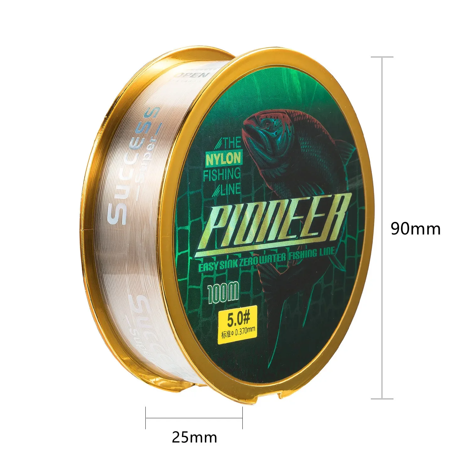 100 Meters Strong Tensile Wear-resistant Nylon Fishing Line Main Line Sub-line Parabolic Sea Pole Fishing Line