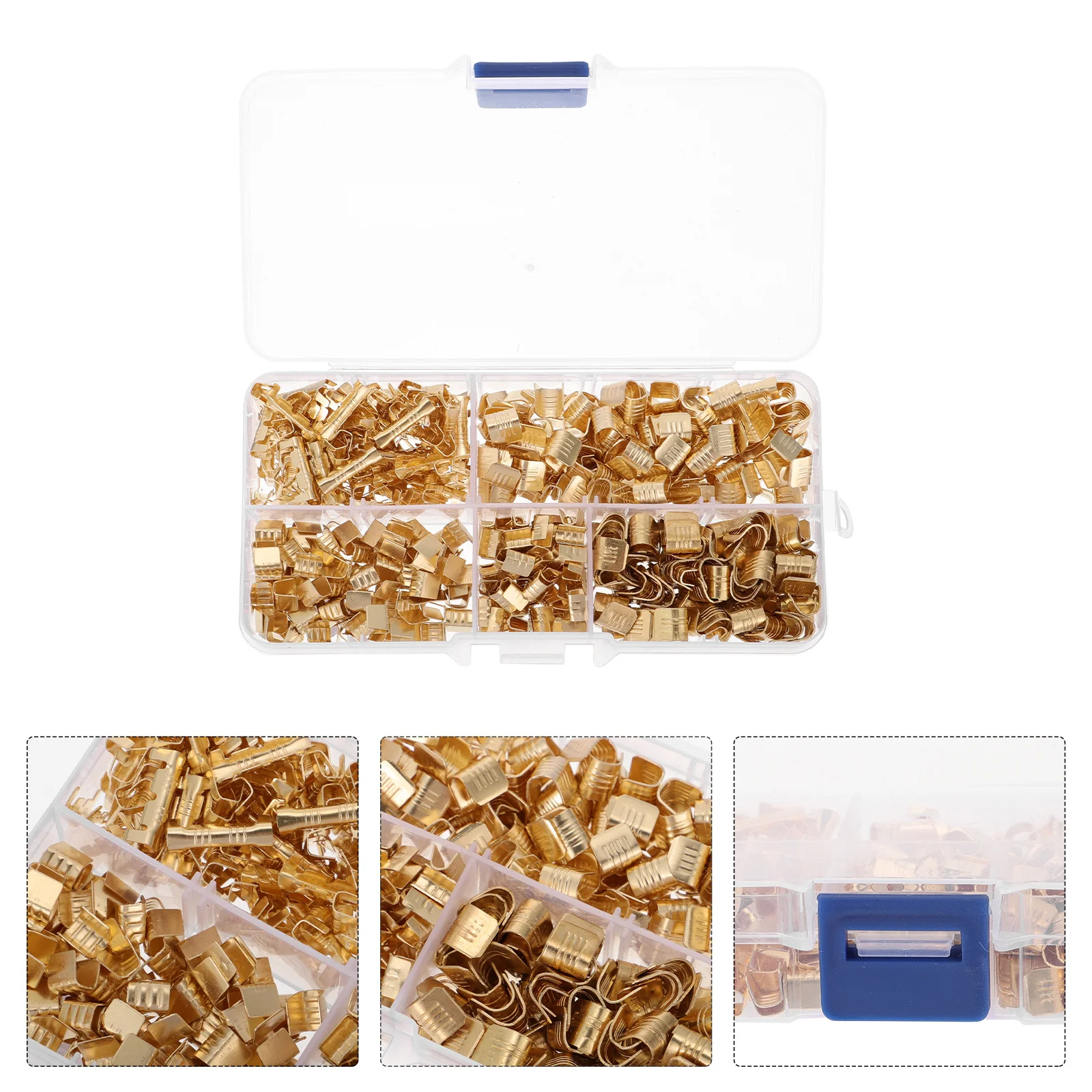 

500pcs Copper Terminal Connectors U Shape Wire Terminals For Crimping Stranded Wires Quick Connection Cable Terminal Set