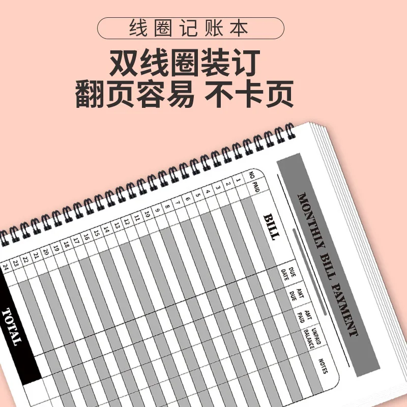 Bill Payment Tracker Notebook for Expenses Budget Planner Financial Organizer Money Management Ledger gift
