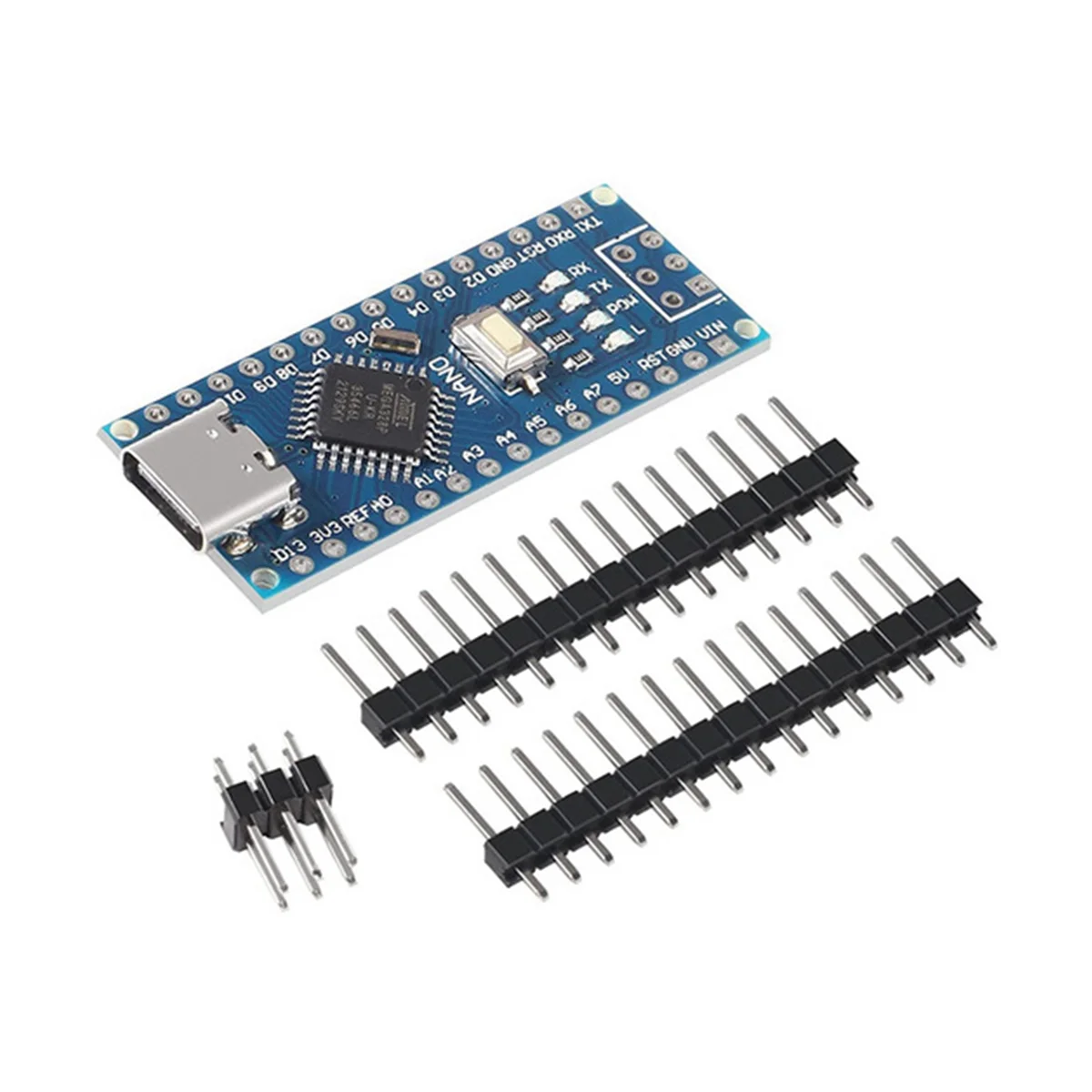 

10Pcs Nano 3.0 Type-C with the Bootloader Compatible Nano Controller for CH340 Driver 16Mhz ATMEGA328P