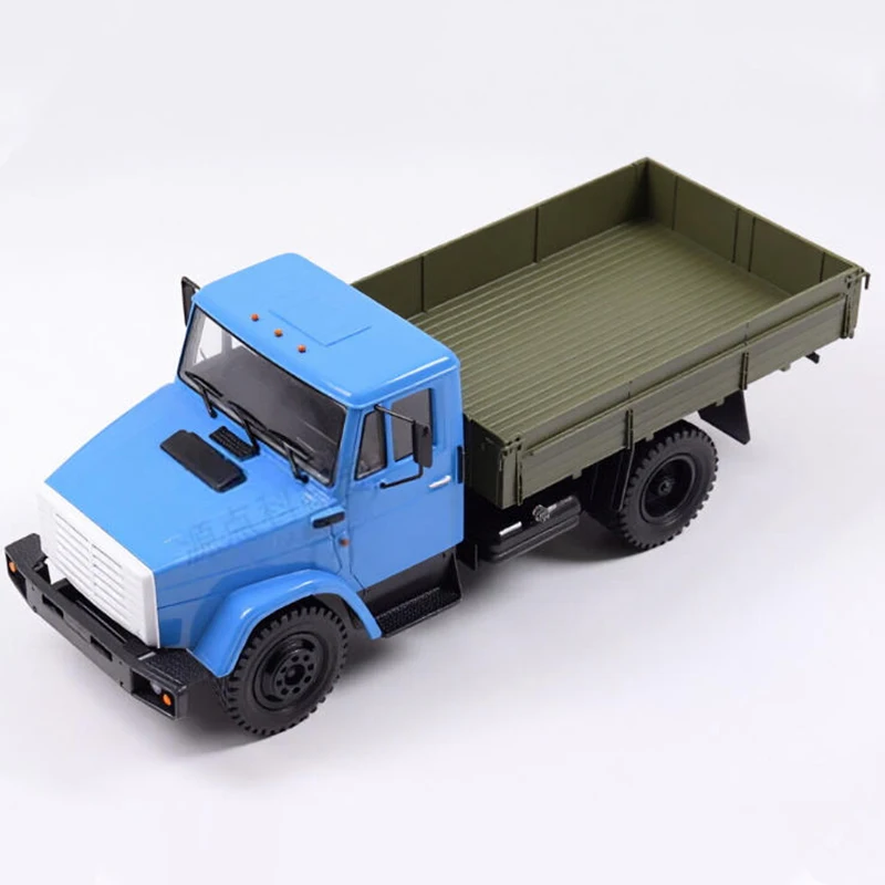 

Масштабная пластиковая модель 1:43: Российский советский грузовик ЗИЛ-4333 с платформой, статическая модель для коллекции, подарок, сувенир, украшение