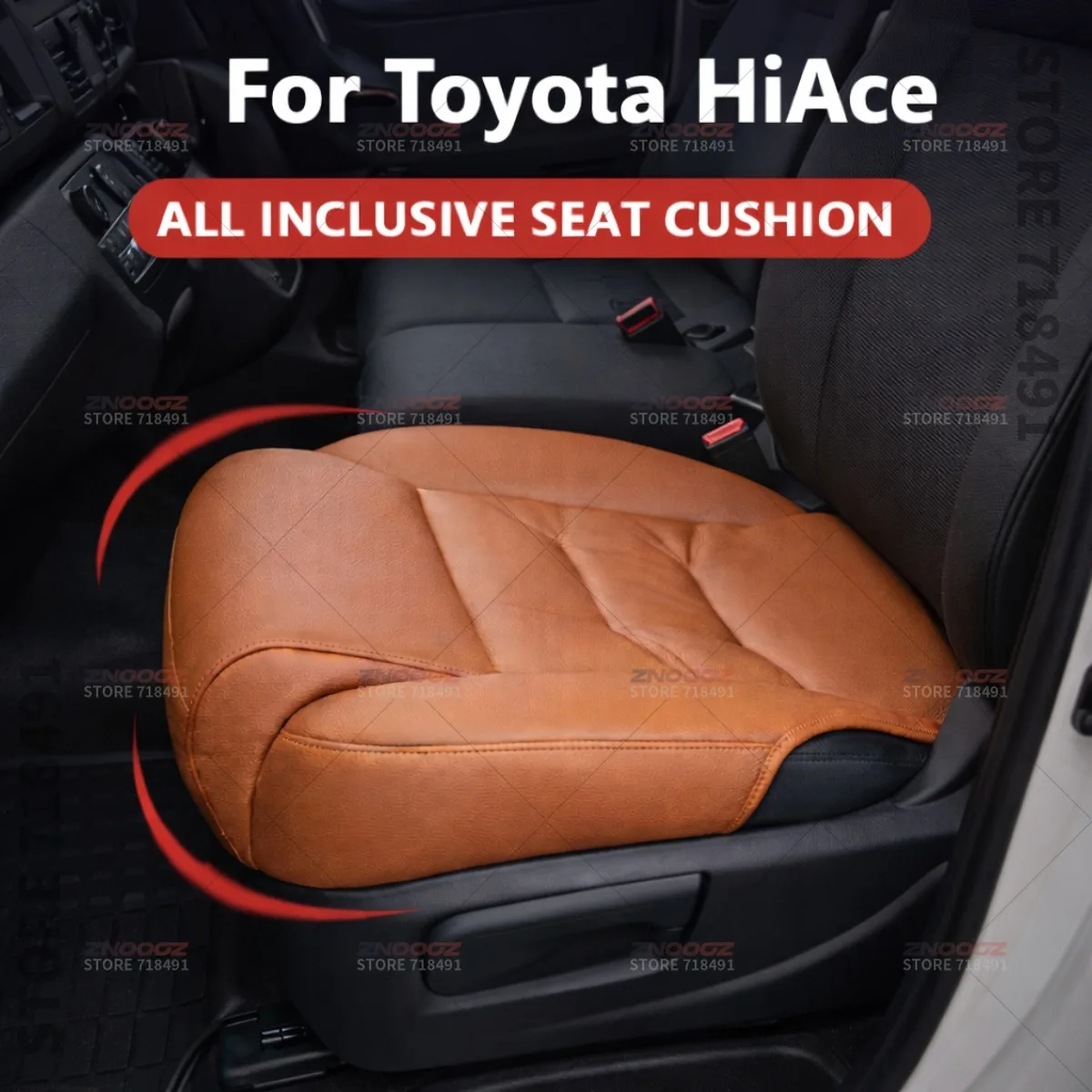 

Подушка-удлинитель для сиденья Toyota HiAce с эффектом памяти, накладка на сиденье, аксессуары для интерьера автомобиля