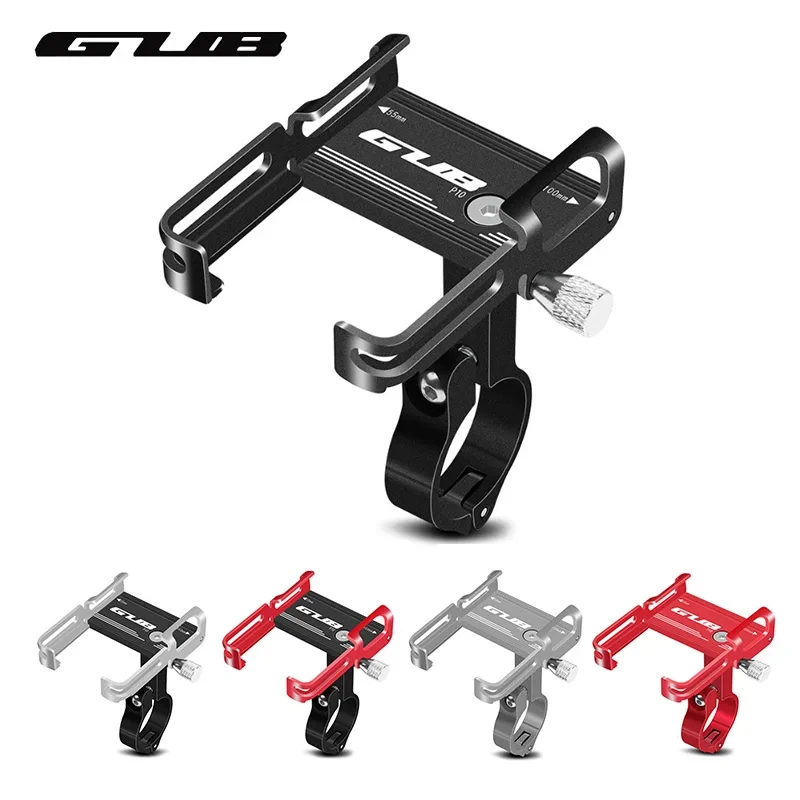 

GUB P10 Bike Phone Holder Bracket Aluminum Alloy Motorcycle Bicycle Stand Mount Support Handlebar Clip for 55-100mm