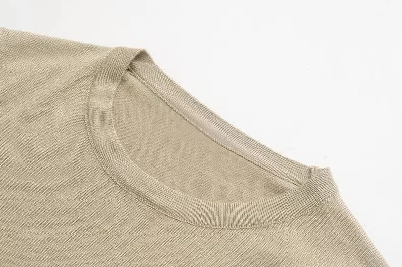 KEYANKETIAN Women's O-Necked Long Sleeves With Buttons Pullover Sweater Female Casual Solid High-Stretch Shirts Chic Ladies Top