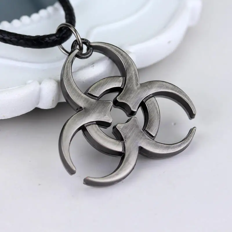 Residents Evils Pendant Necklace for Men Women Corporation Symbol Chain Necklace Fans Cosplay Party Jewelry Accessories Gift