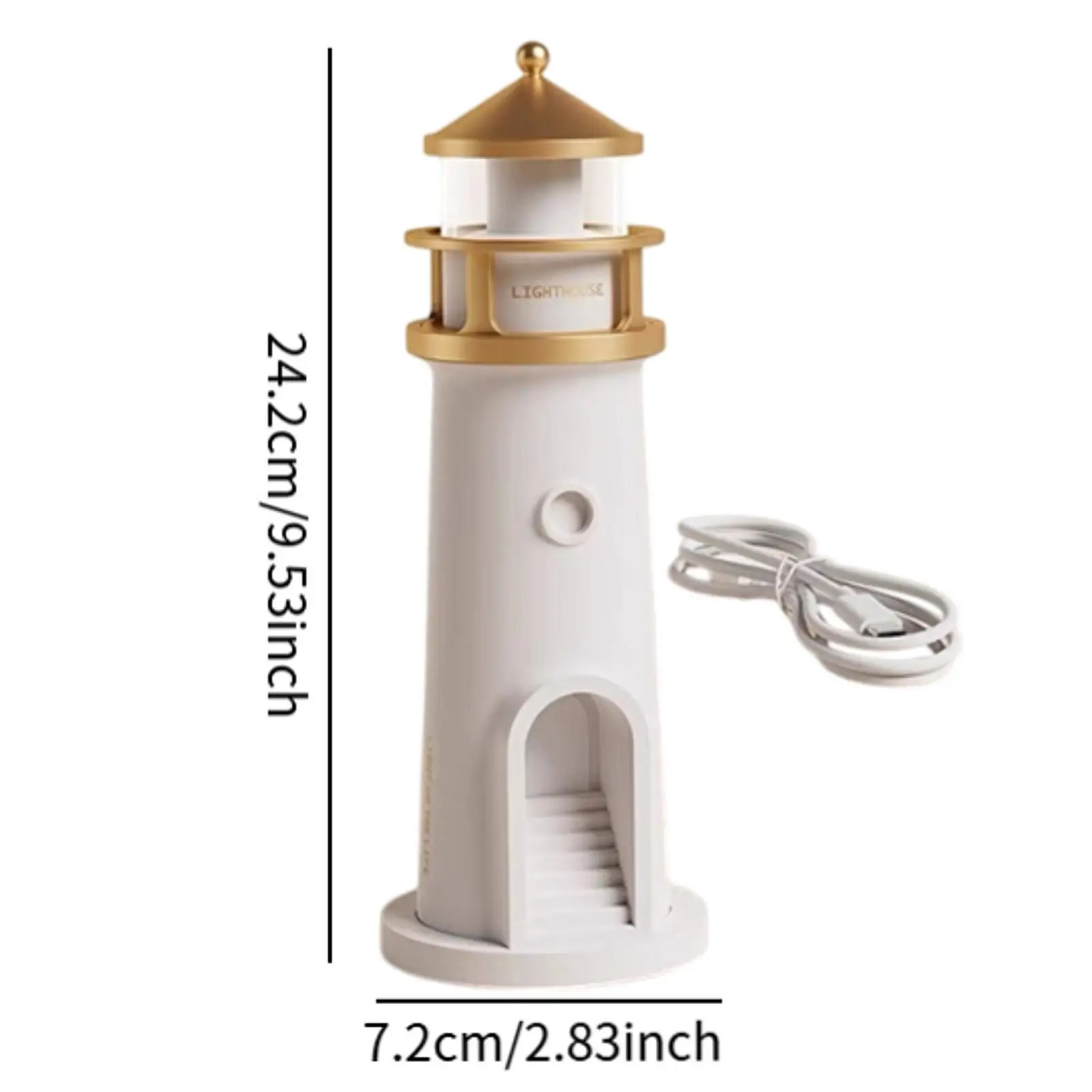 Light House Lamp Decorative Nightlight for Home Use Study Room Desktop Decor