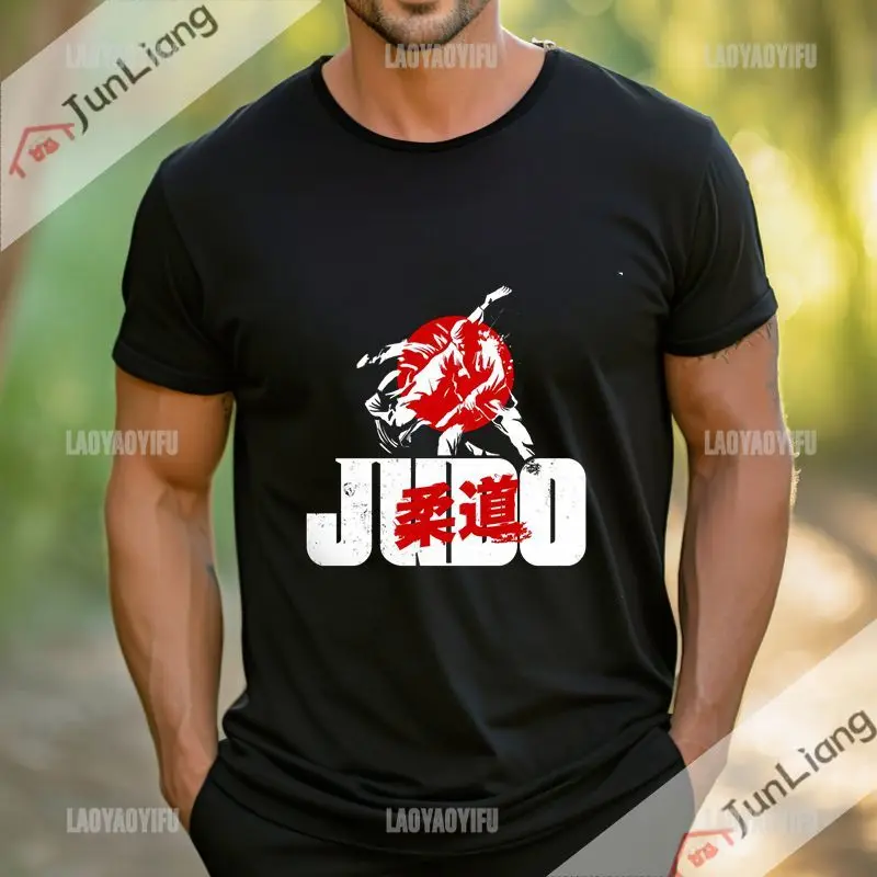 Evolved Judo Design T-shirts Great casual short sleeve tops for boys and girls Fun loose T-shirts fashion streetwear