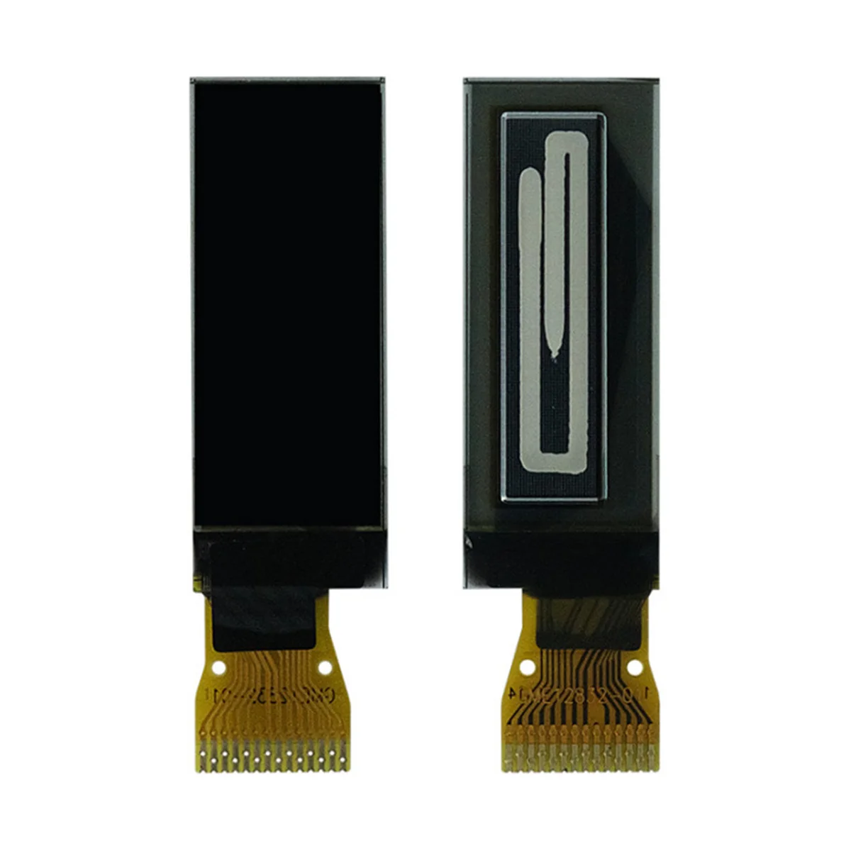0.91 Inch Monochrome OLED Display 128x32 SSD1306 I2C Screen 14P Solder 2.8V~3.3V for Arduino Wearable Electronic Project M141