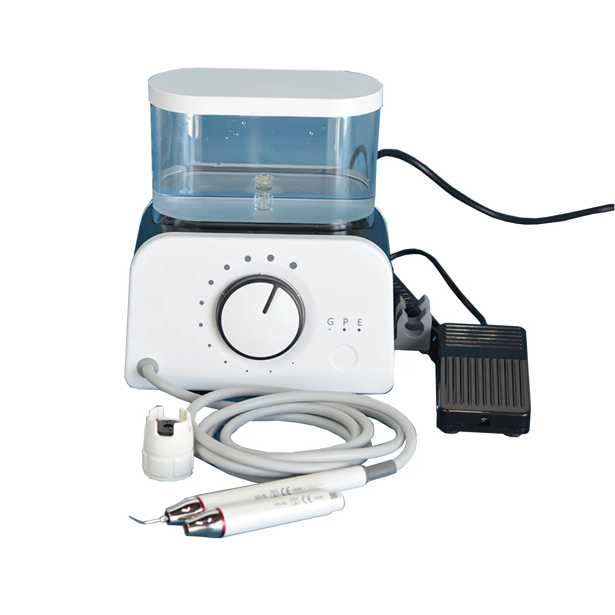 

Dental Ultrasonic Scaler Teeth Scaler with 5 Tips Oral Cleaning Unit