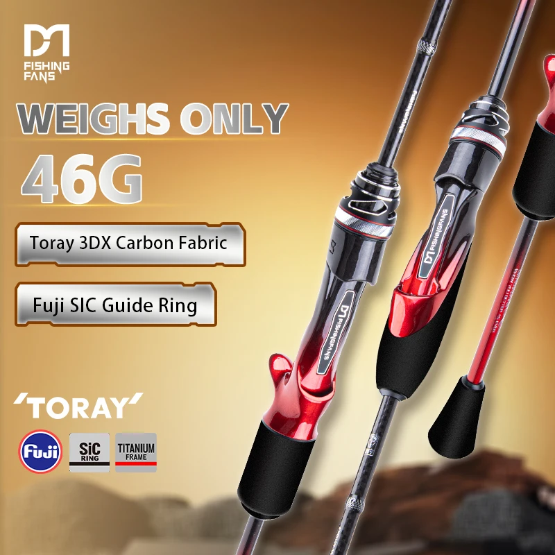 

FISHINGFANS PERFORMER TORAY 3DX CARBON T1100S TITANIUM FRAME TZ GUIDE FUJI SIC TIP Guide UL ULTRALIGHT POWER 1-6G FISHING ROD
