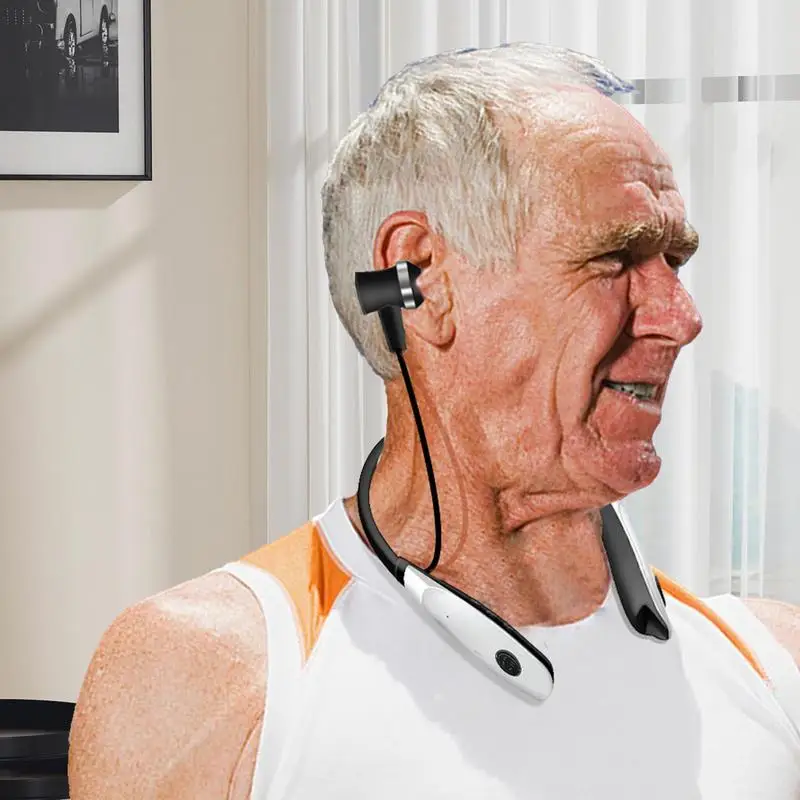 Red Light Device for Tinnitus Neck Suspending Irradiator Earplugs Tinnitus Equipment Ear Canal Irradiation Headphones