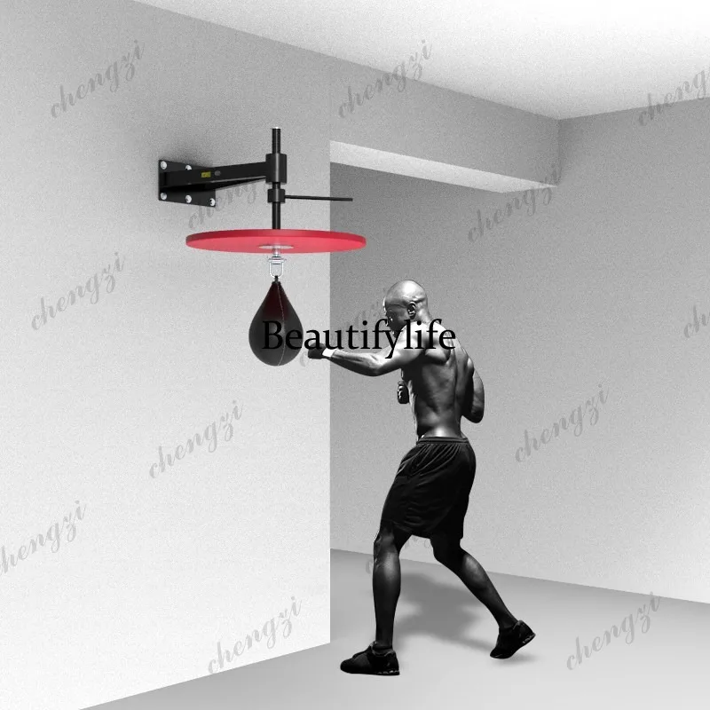 Suspended adjustable height boxing speed ball rack pear ball board professional vent ball reaction speed training