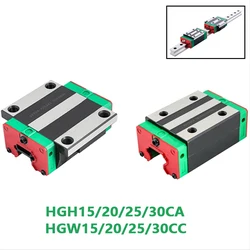 HGH15CA HGW15CC HGH20CA HGW20CC HGH25CA HGW25CC HGH30CA HGW30CC Linear Slide Block Carriage For HGR15 20 25 30 Linear Guide Rail