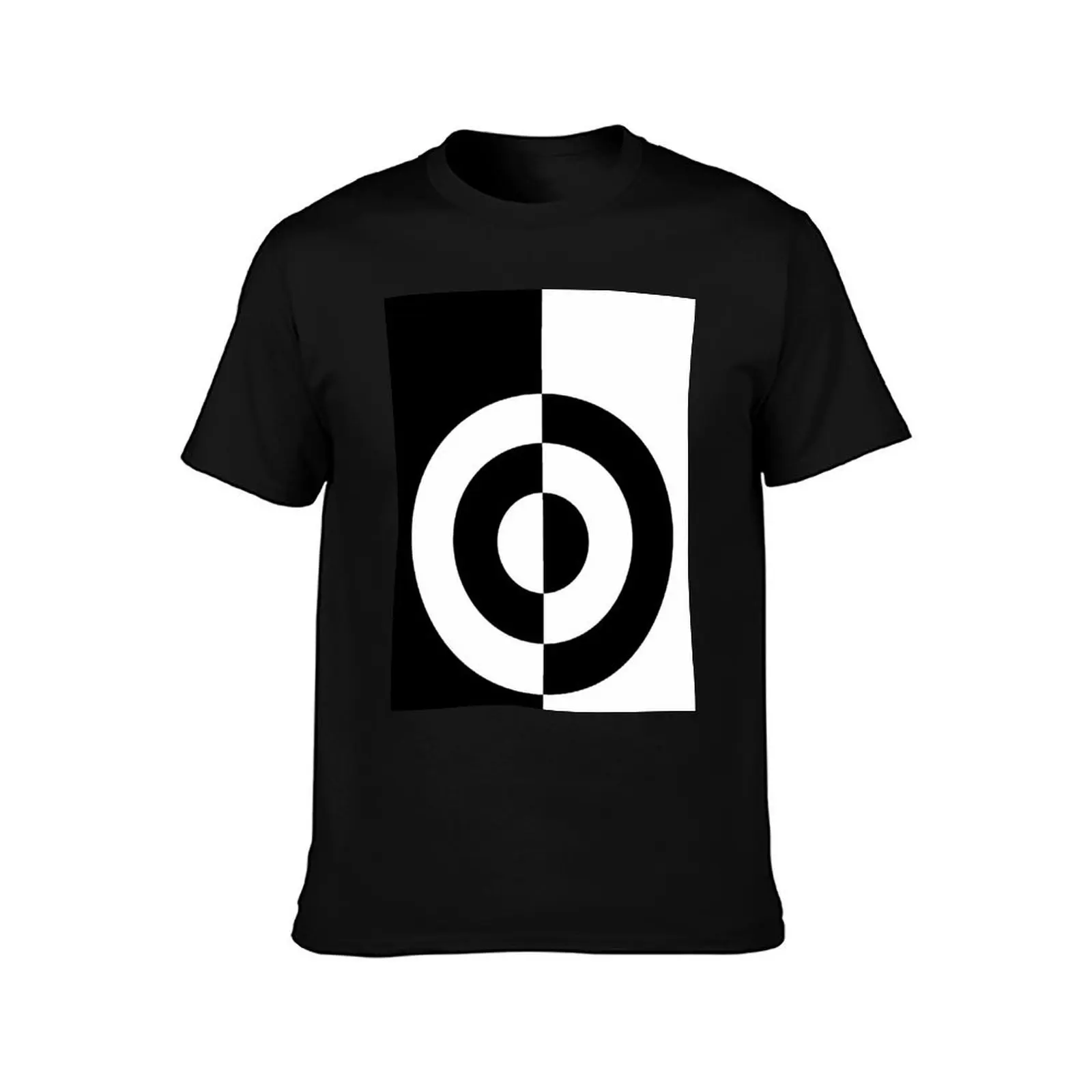 Mod Target - Black & White Retro Invert T-Shirt Work Style Casual T-Shirt