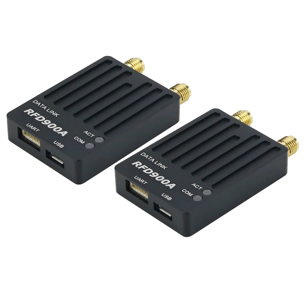 2pcs RFD900A 915Mhz 3DR Radio Telemetry Modem Module UAV 40KM Ultra Long Range Data Link Transmission for PIX APM RC Drone