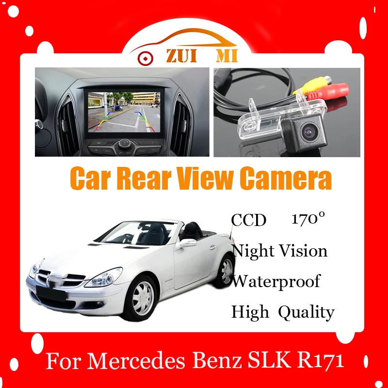 Car Reverse Rear View Camera For Mercedes Benz SLK R171 2004~2011 Waterproof CCD Full HD Night Vision Backup Parking Camera