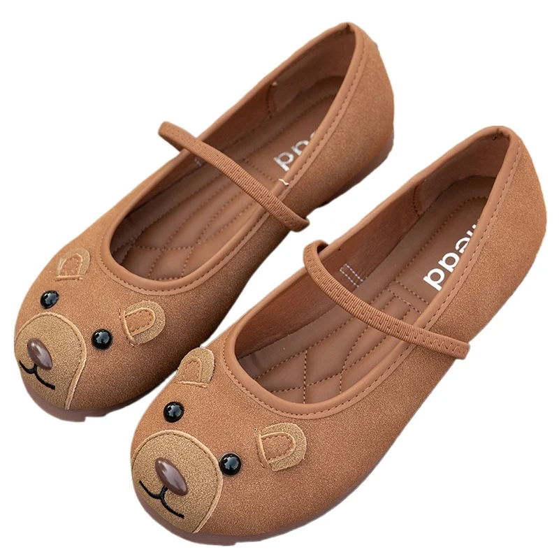 New Summer and Autumn New Suede Round Toe Shallow Mouth Single Shoes Non-slip Soft Sole Soft Side Strap Non-slip Flats