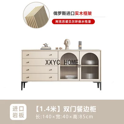 

Буфет из массива дерева, итальянская каменная тарелка, шкафчик для гостиной, бесшумный вход, шкаф для хранения