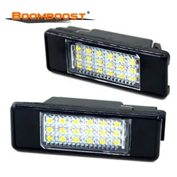 2pcs White LED Car Rear License Plate Light For Peugeot 106 1007 207 307 308 3008 406 407 508 806 For CITROEN C2 C3 C4 C5 C6 DS3