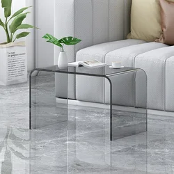 Acrylic Coffee Tables Sofa Small Side Table Modern Bedroom Nightstands Piaochuang Tea Desk Storage Desks Nordic Furniture