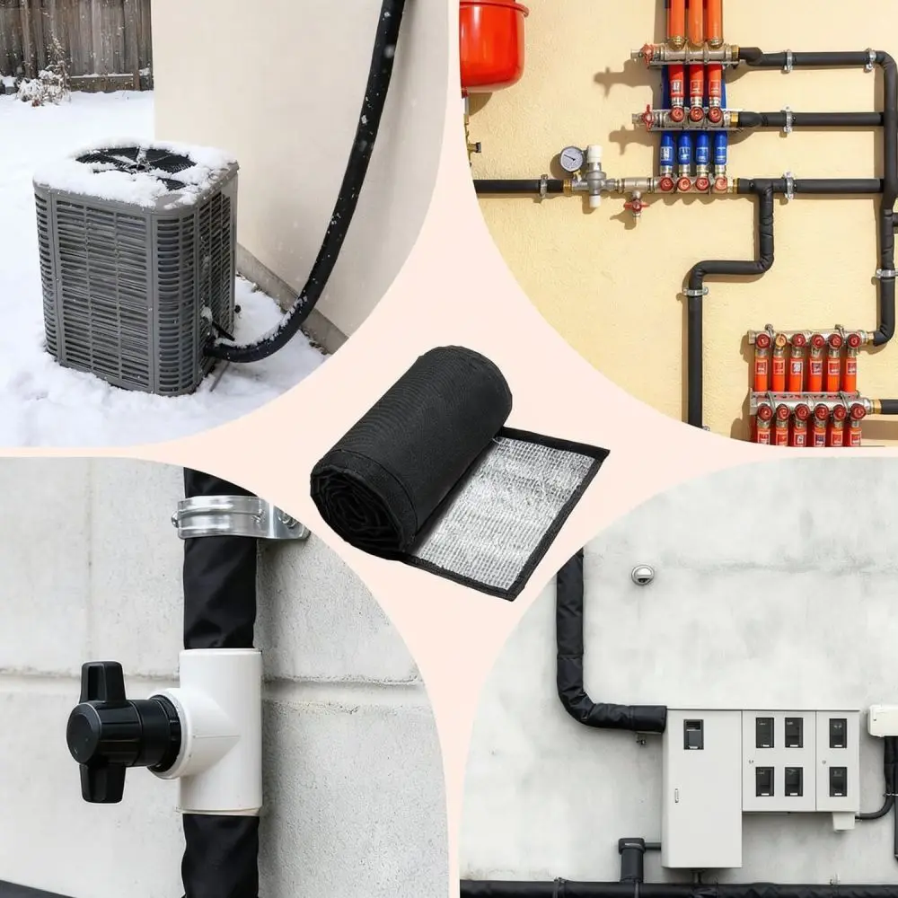 Protective Cover For Outdoor Air Pipe Weatherproof Oxford Material Anti Dust Snow Guard For Home Ventilation System