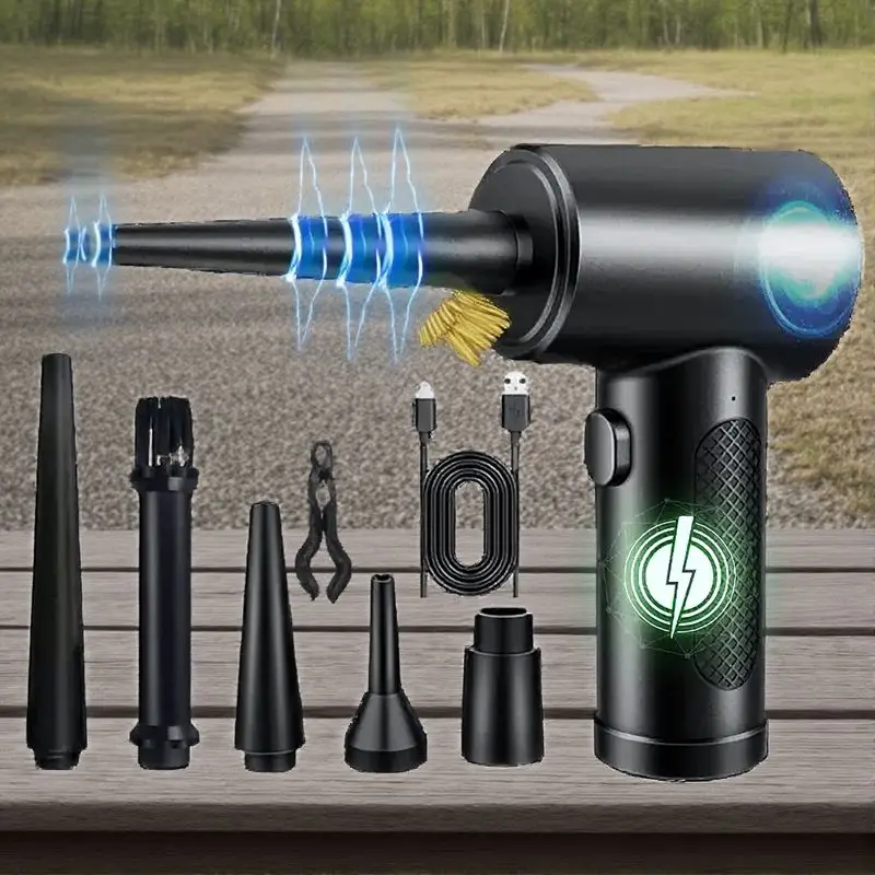 

Перезаряжаемая воздушная тряпка BlastClean 6000 мАч идеально подходит для чистки электроники и мебели