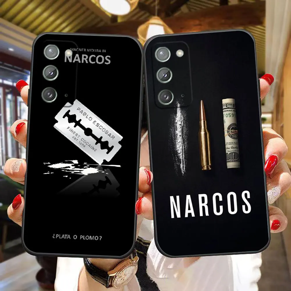 

Narcos TV Series Pablo Escobar Phone Case For Samsung A02 A03S A04E A05S A06 A12 A13 A24 A30 A50 A70 NOTE 10 20 M16 M23 M53 Case